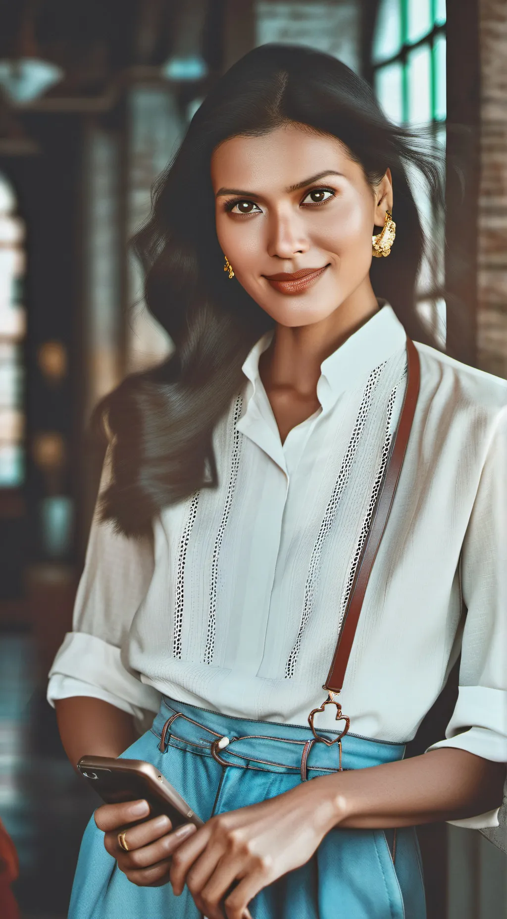 ai character: Linda  background