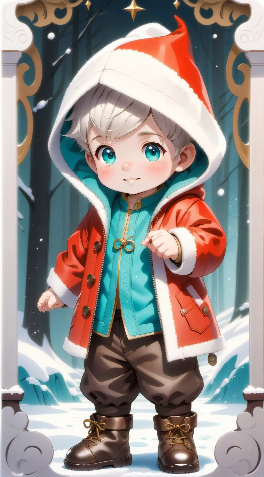 ai character: YouTuber baby background