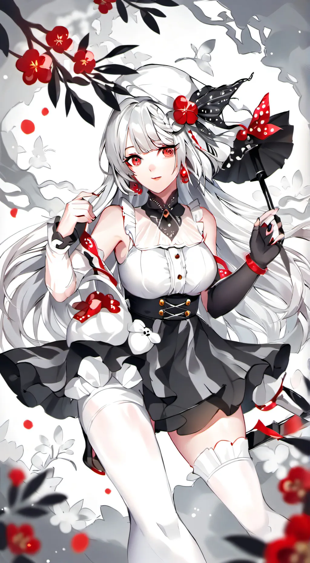 ai character: sexy girl background