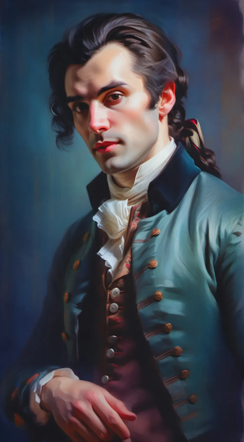 ai character: Lorenzo Caldera background