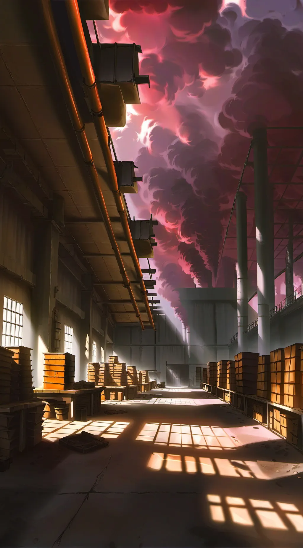 ai character: Poppy Playtime background