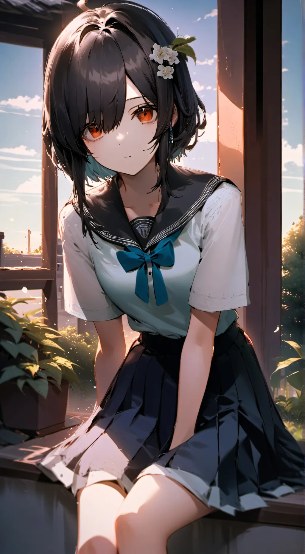 ai character: miko background