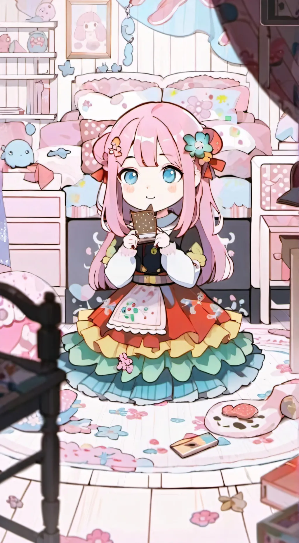 ai character: Luna Afton background