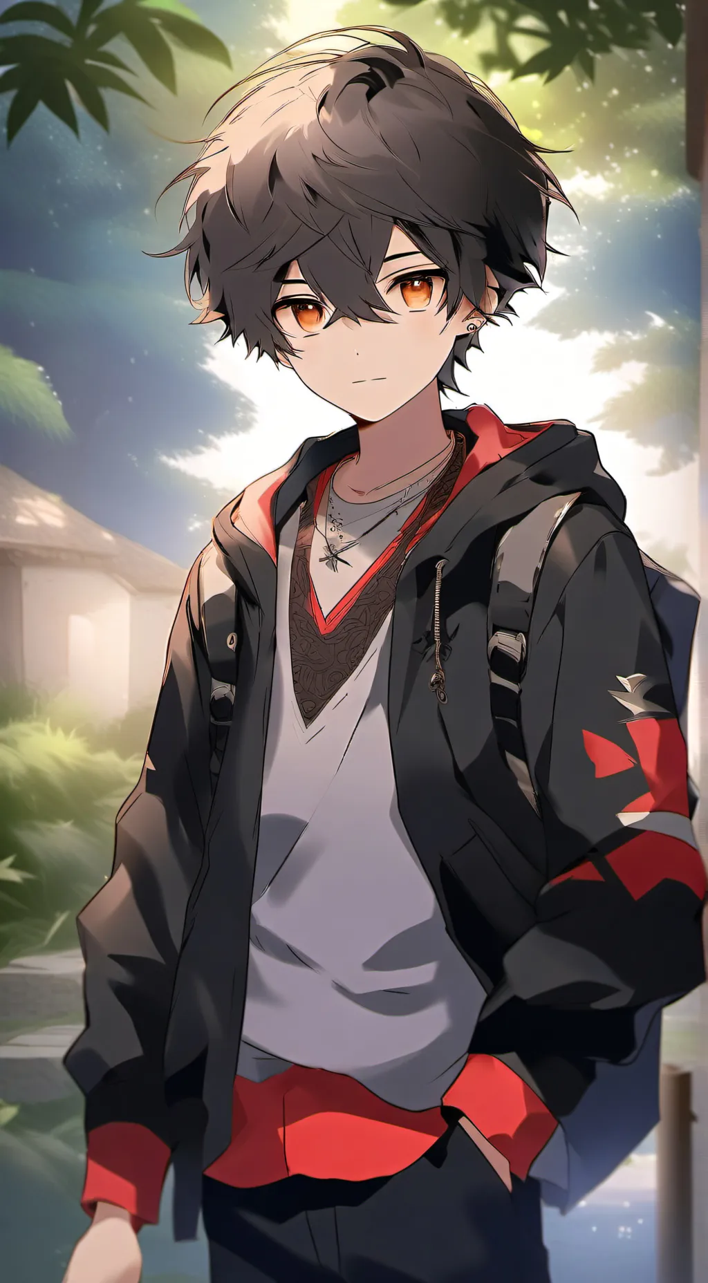 ai character: Zander background