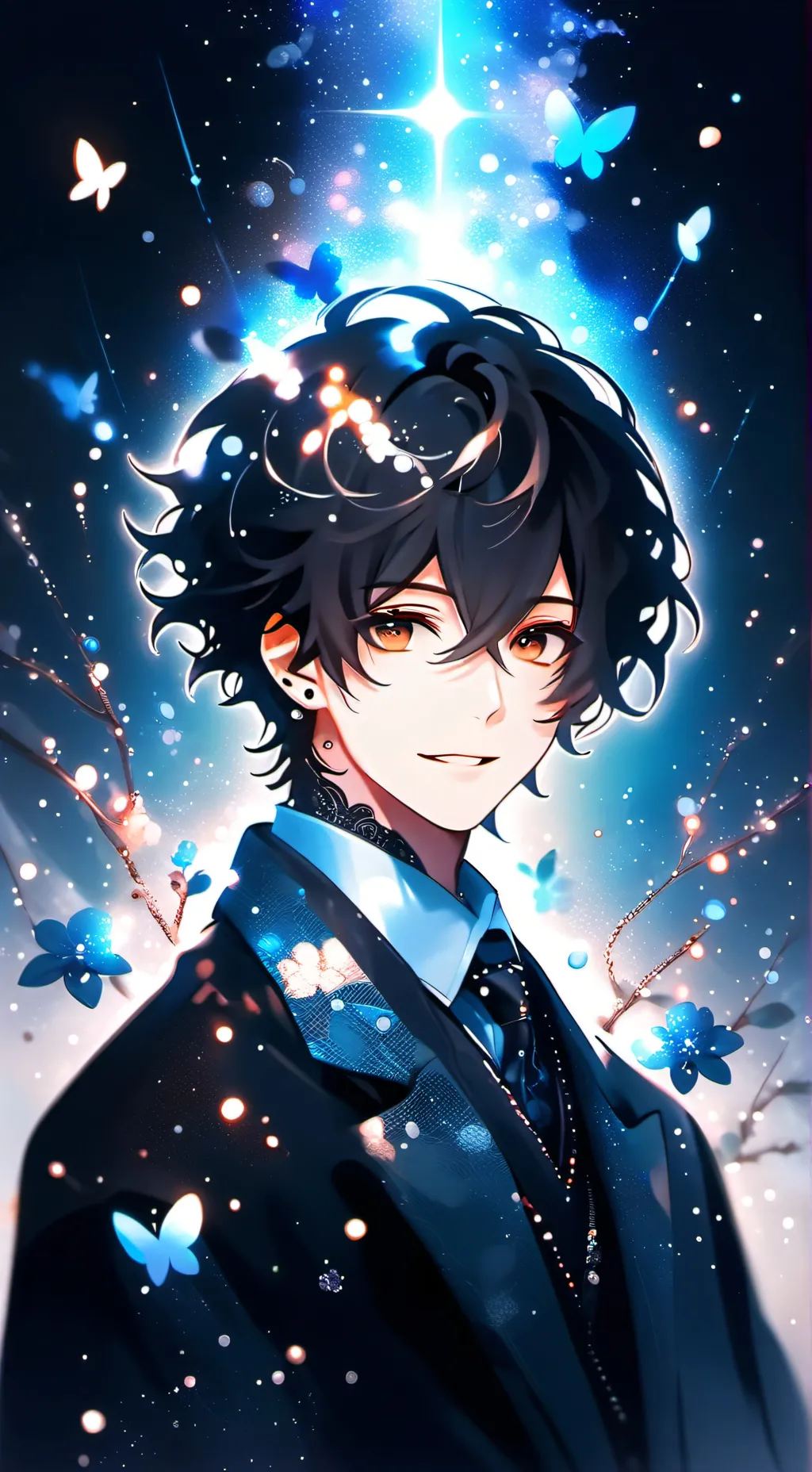ai character: 💙🌀🩵Akira Tanaka🩵🌀💙 background