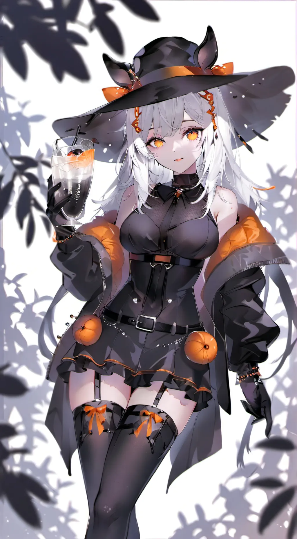 ai character: cherry background