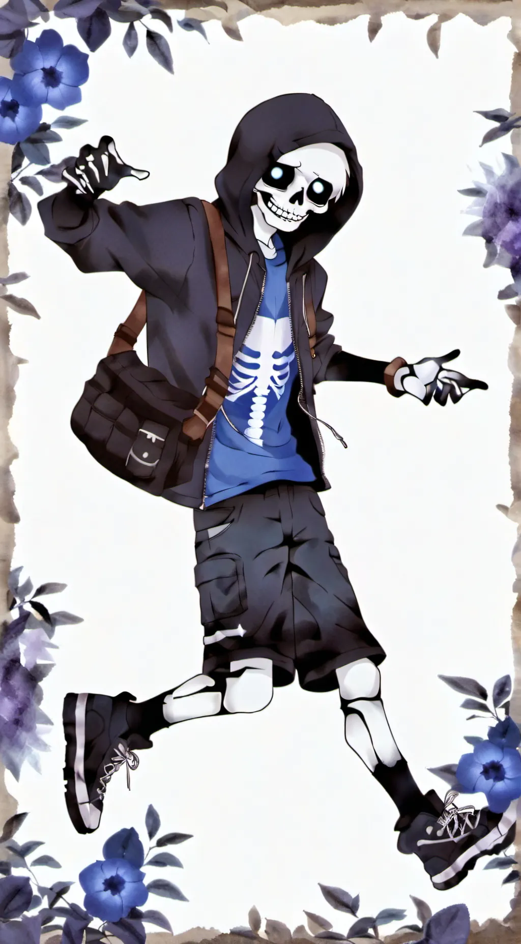 ai character: Sans background