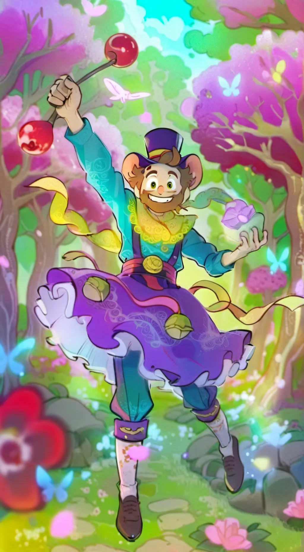 ai character: dw ignore u background