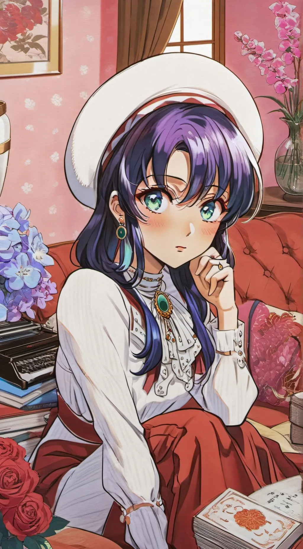 ai character: Eva background