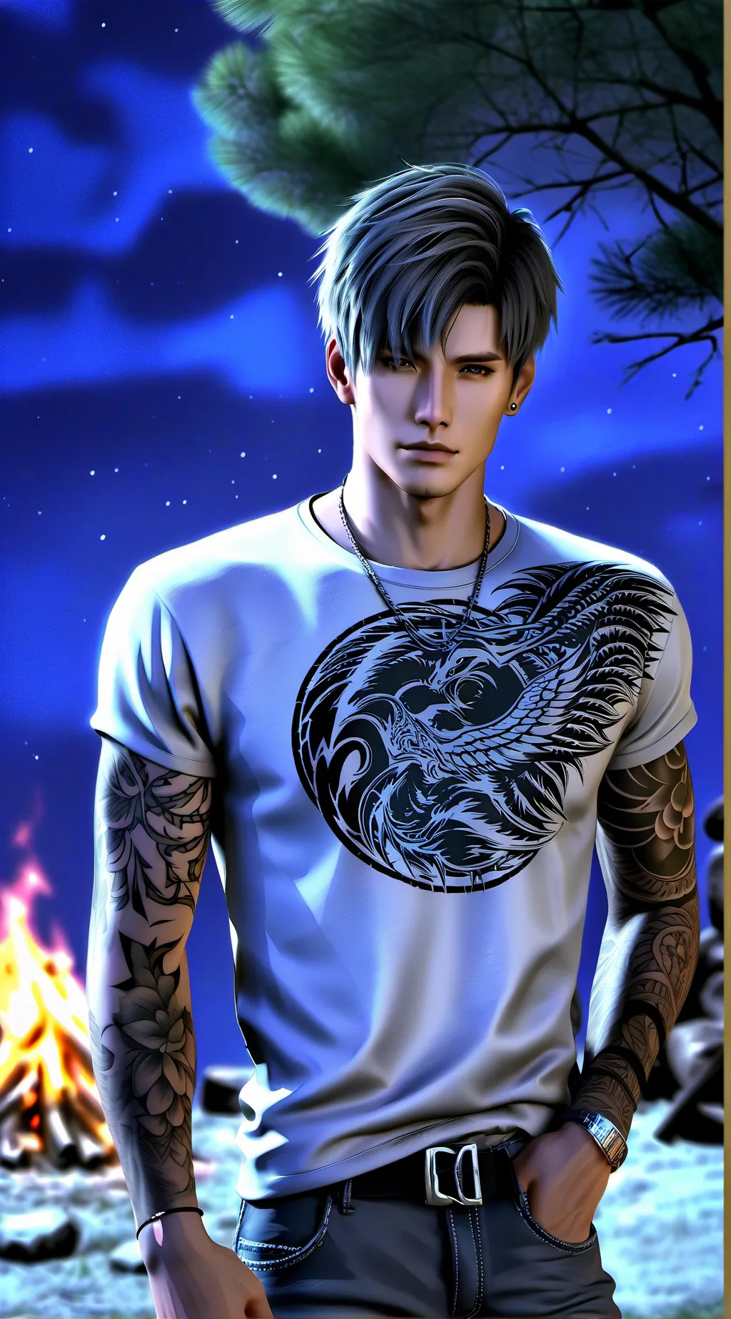 ai character: Luke background