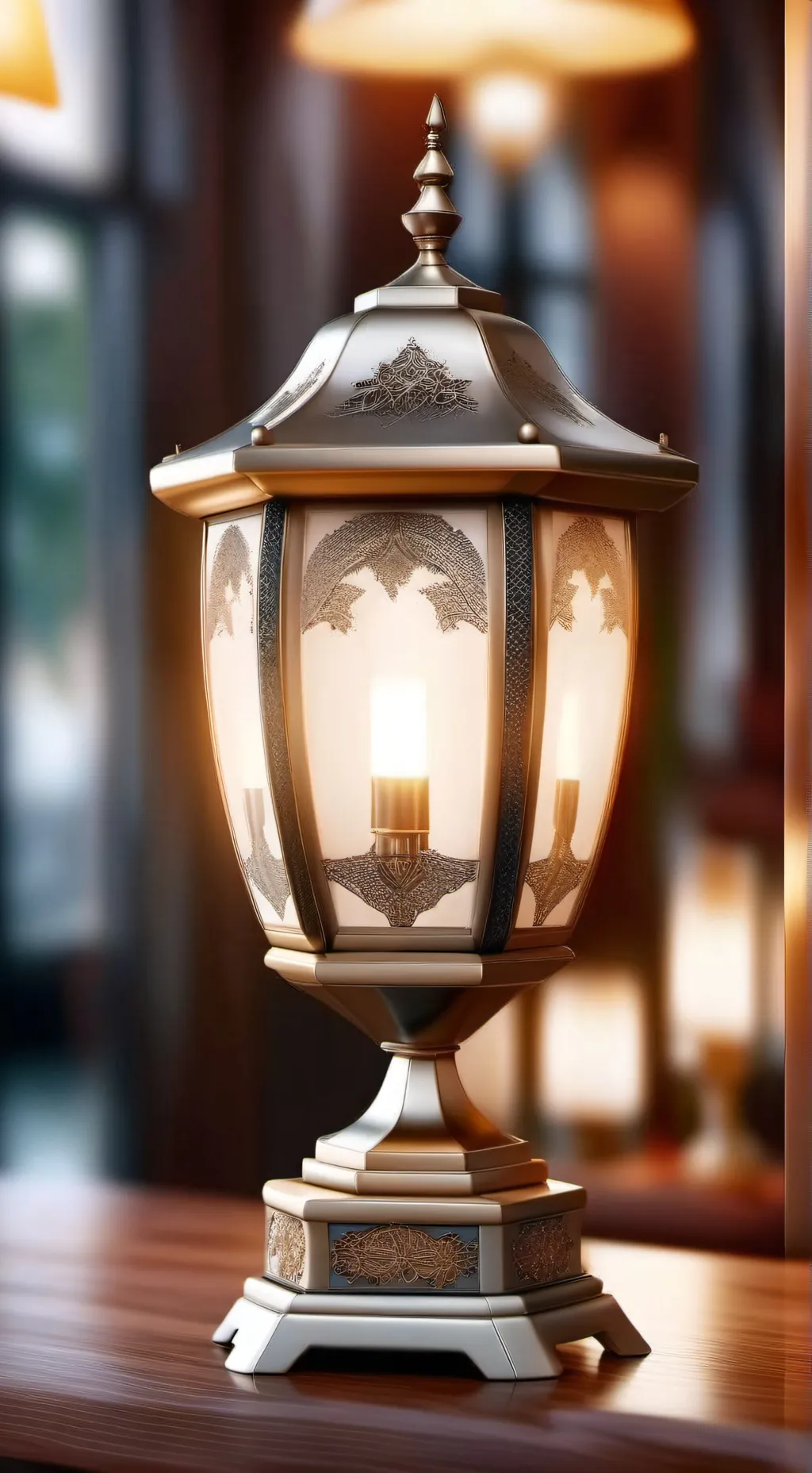 ai character: Lamp background