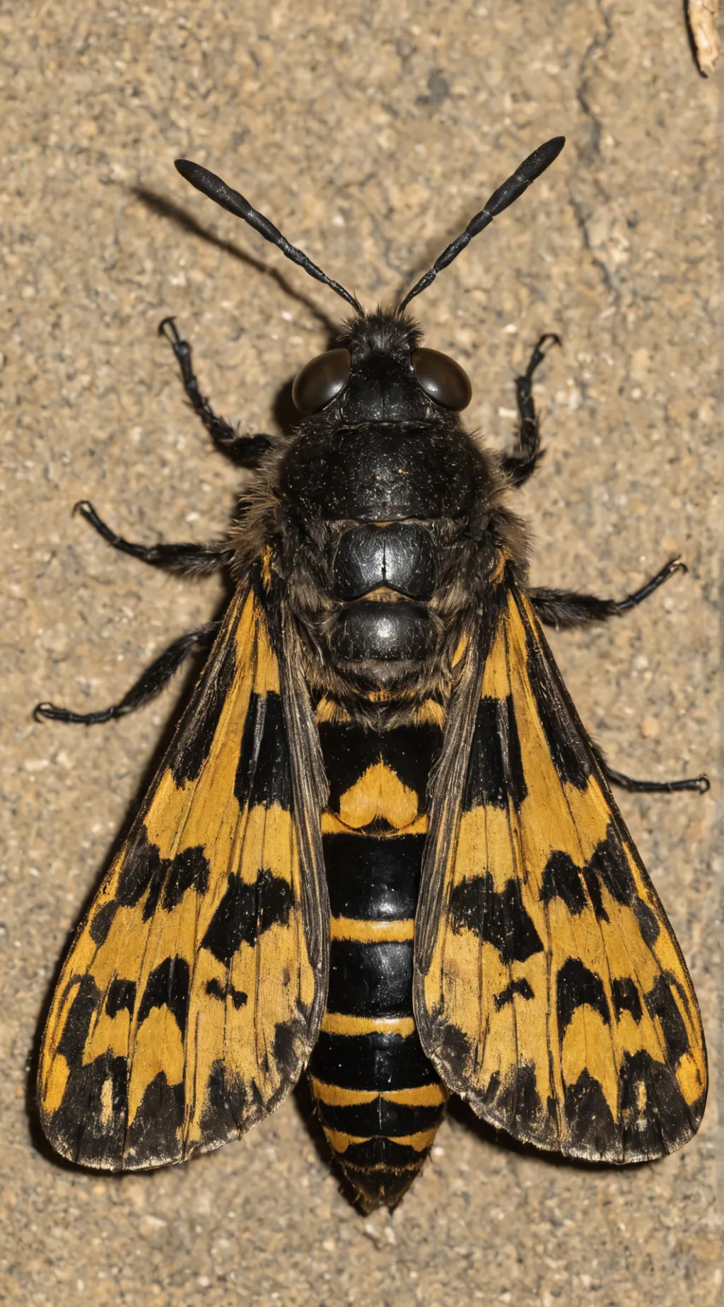 ai character: DeathHead Hawkmoth background