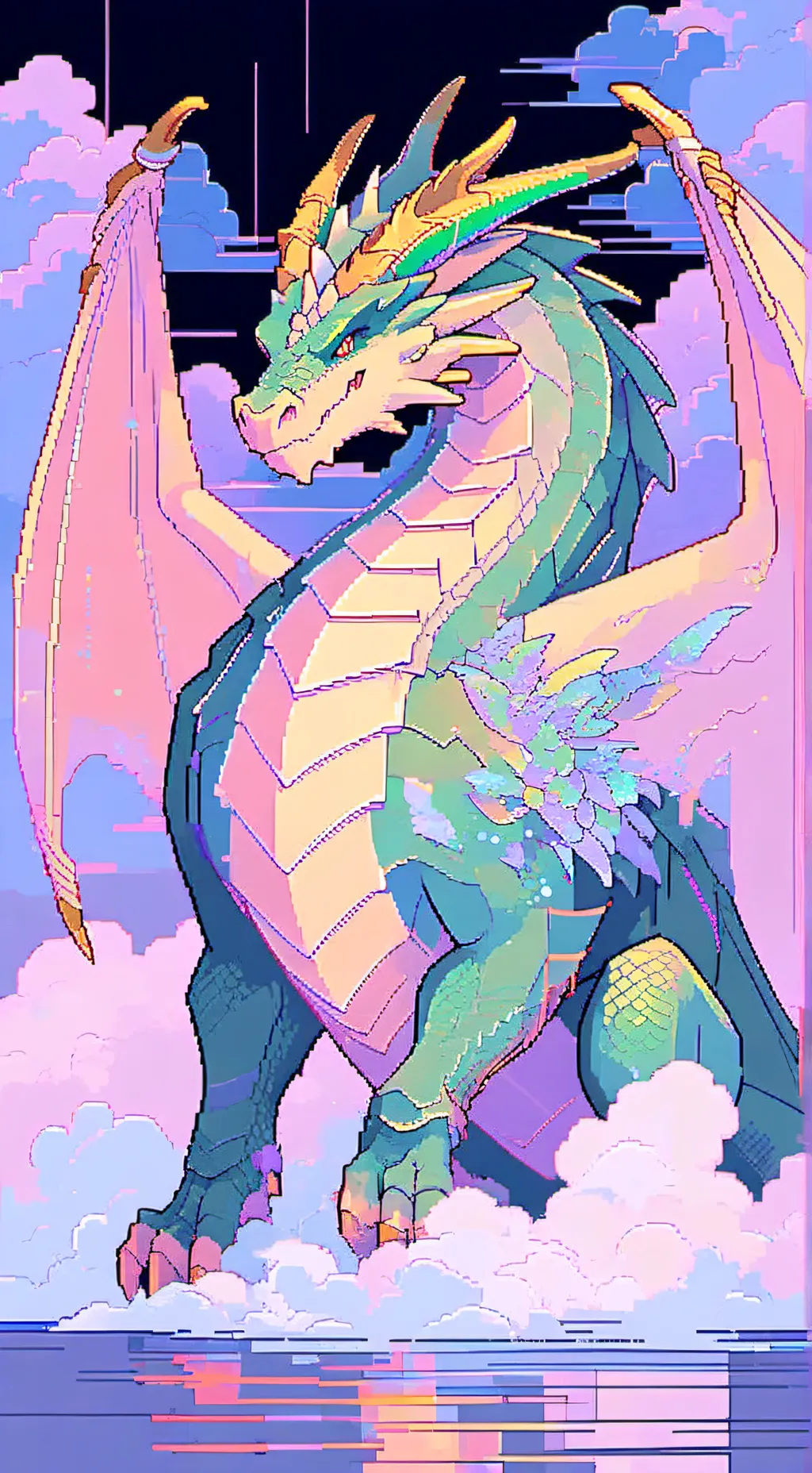 ai character: Dragon background