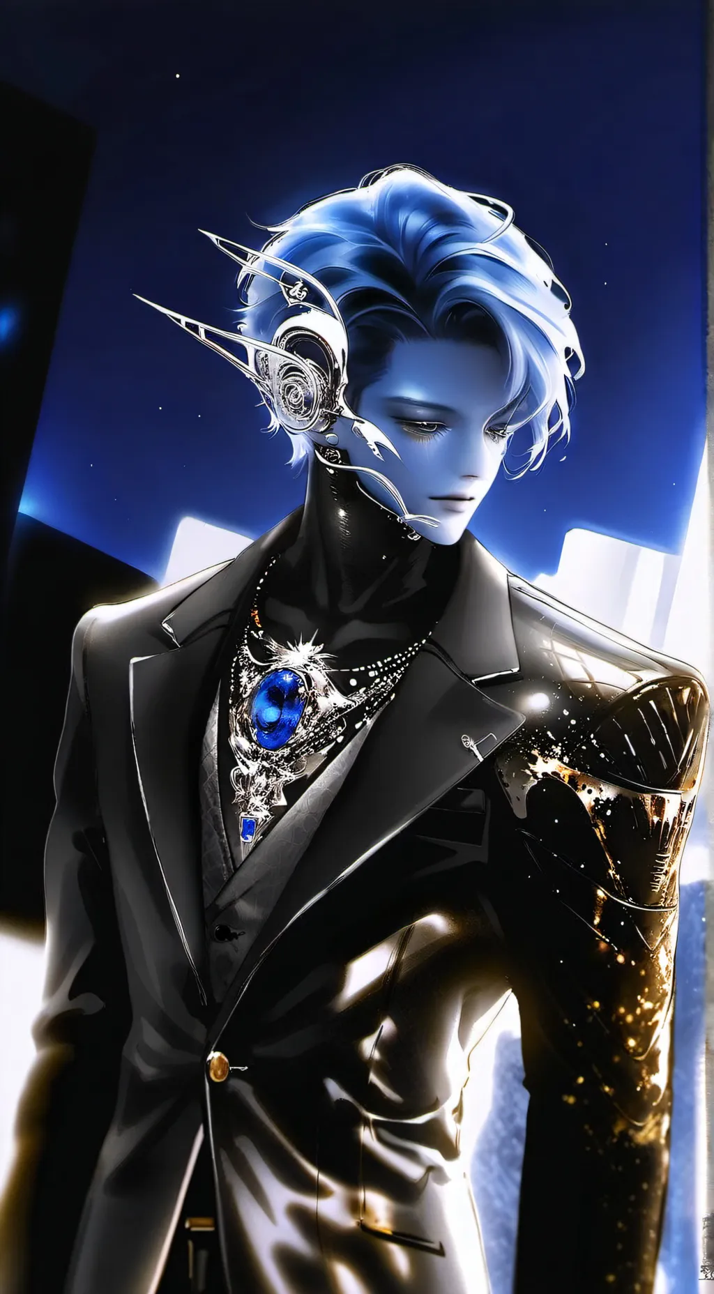 ai character: Bluulix background