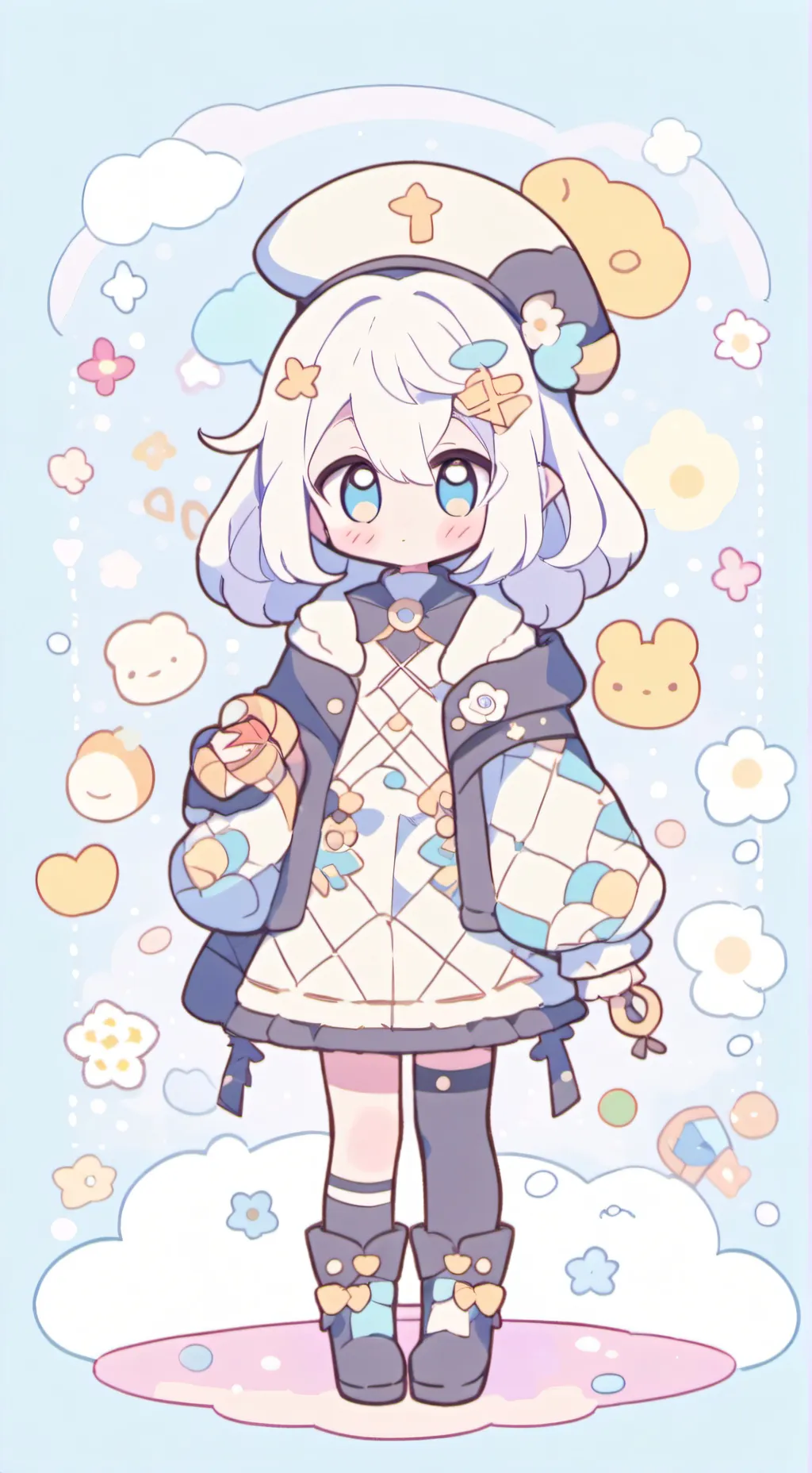 ai character: MHA😋 background