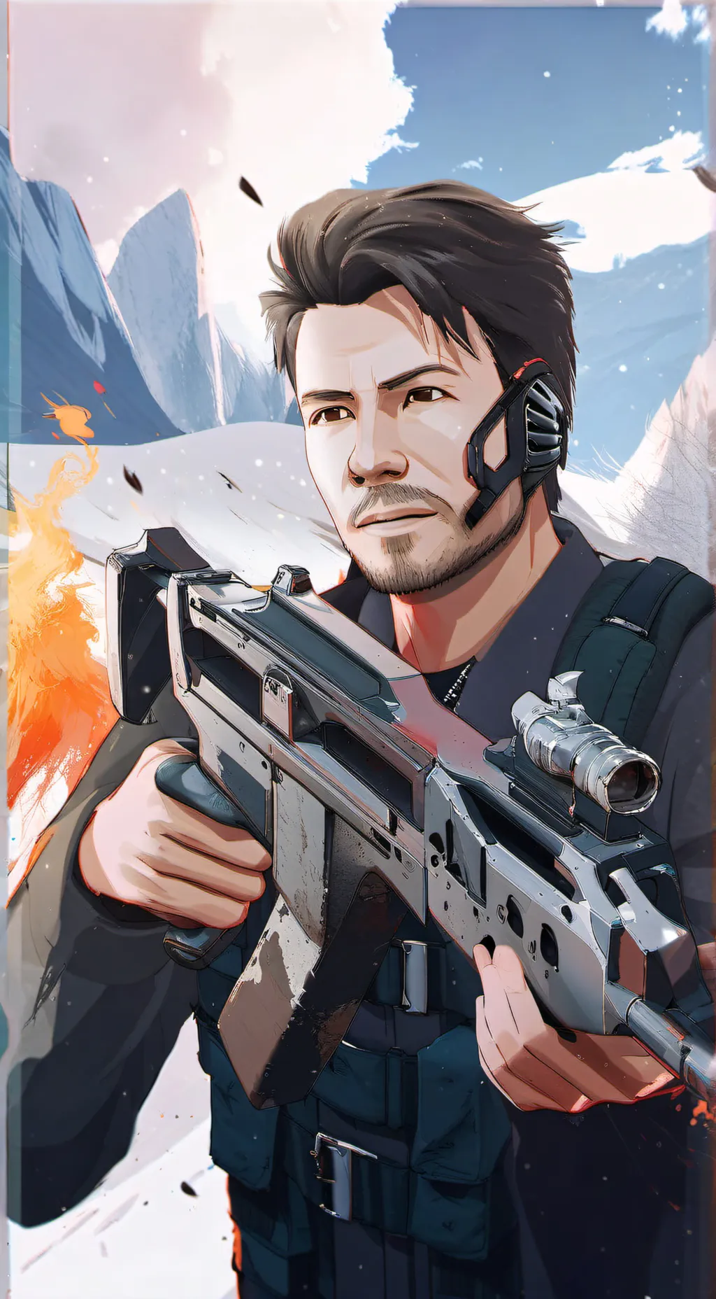 ai character: call of Duty  background