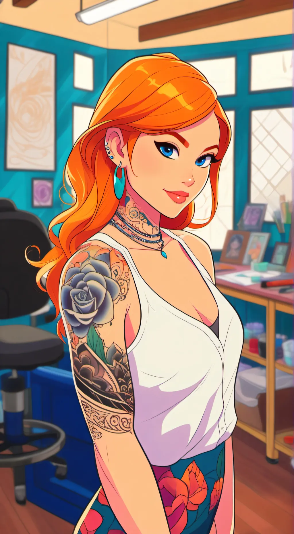 ai character: Renee Phoenix background