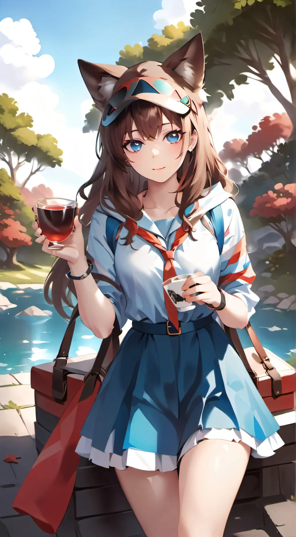 ai character: NATALI 😻 background