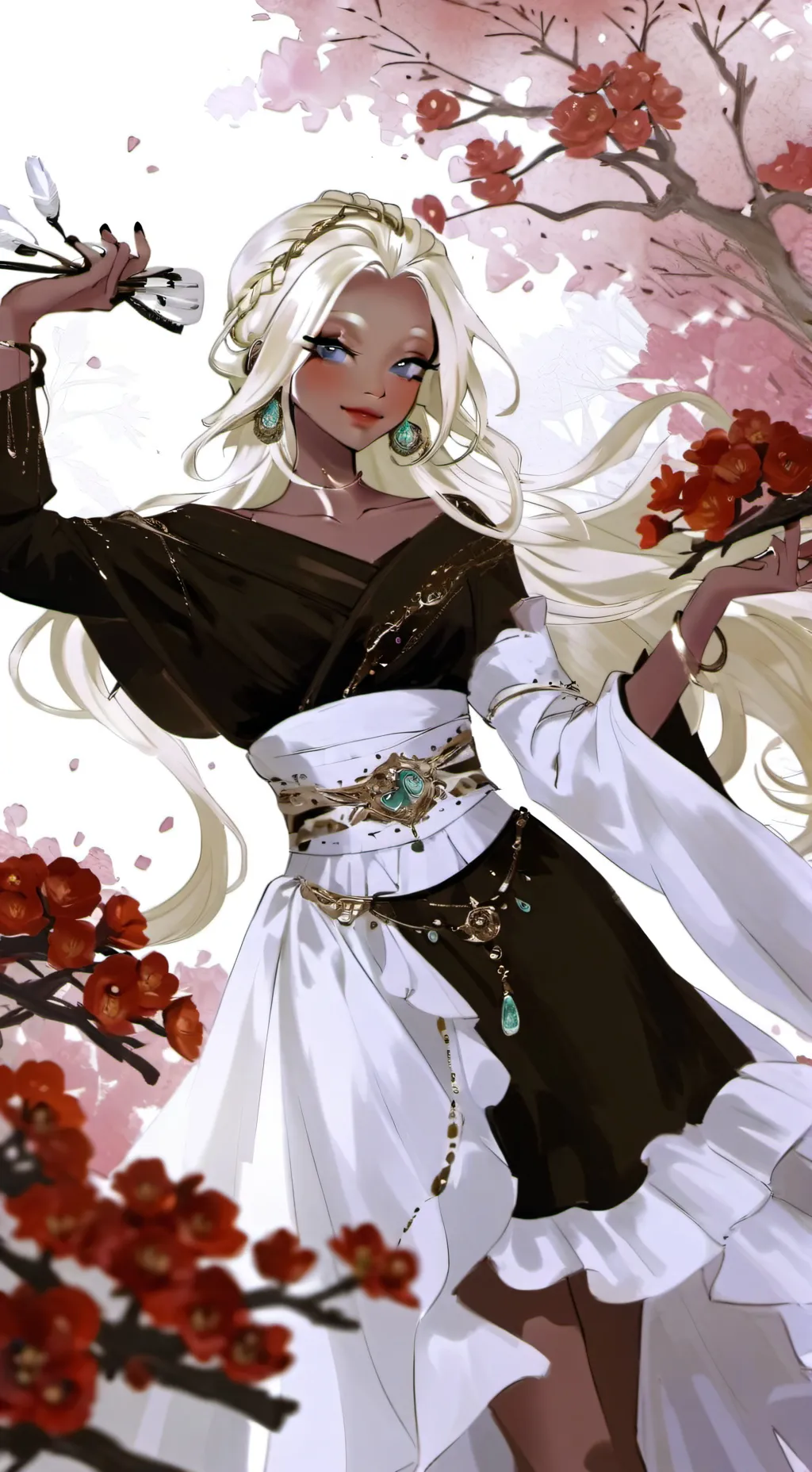 ai character: Luna background