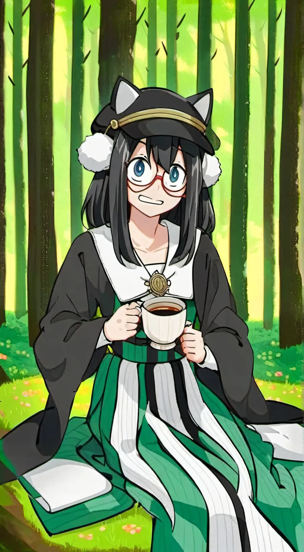 ai character: denki background