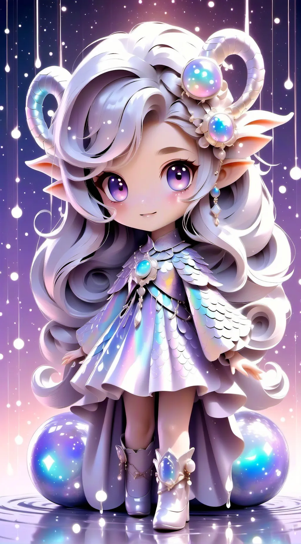 ai character: zodiac signs background