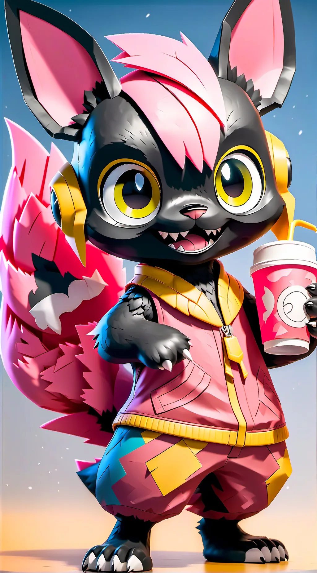 ai character: BUBBLECRAFT!! background