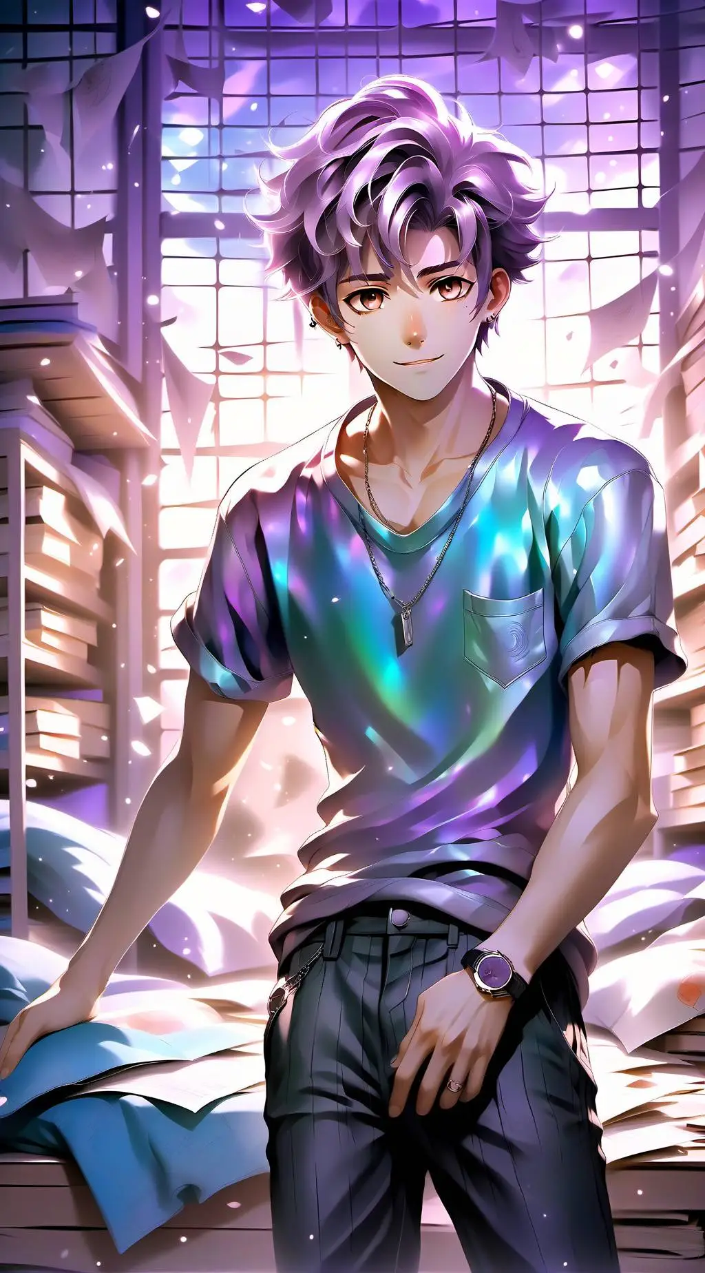 ai character: Rowan Goldhorn background