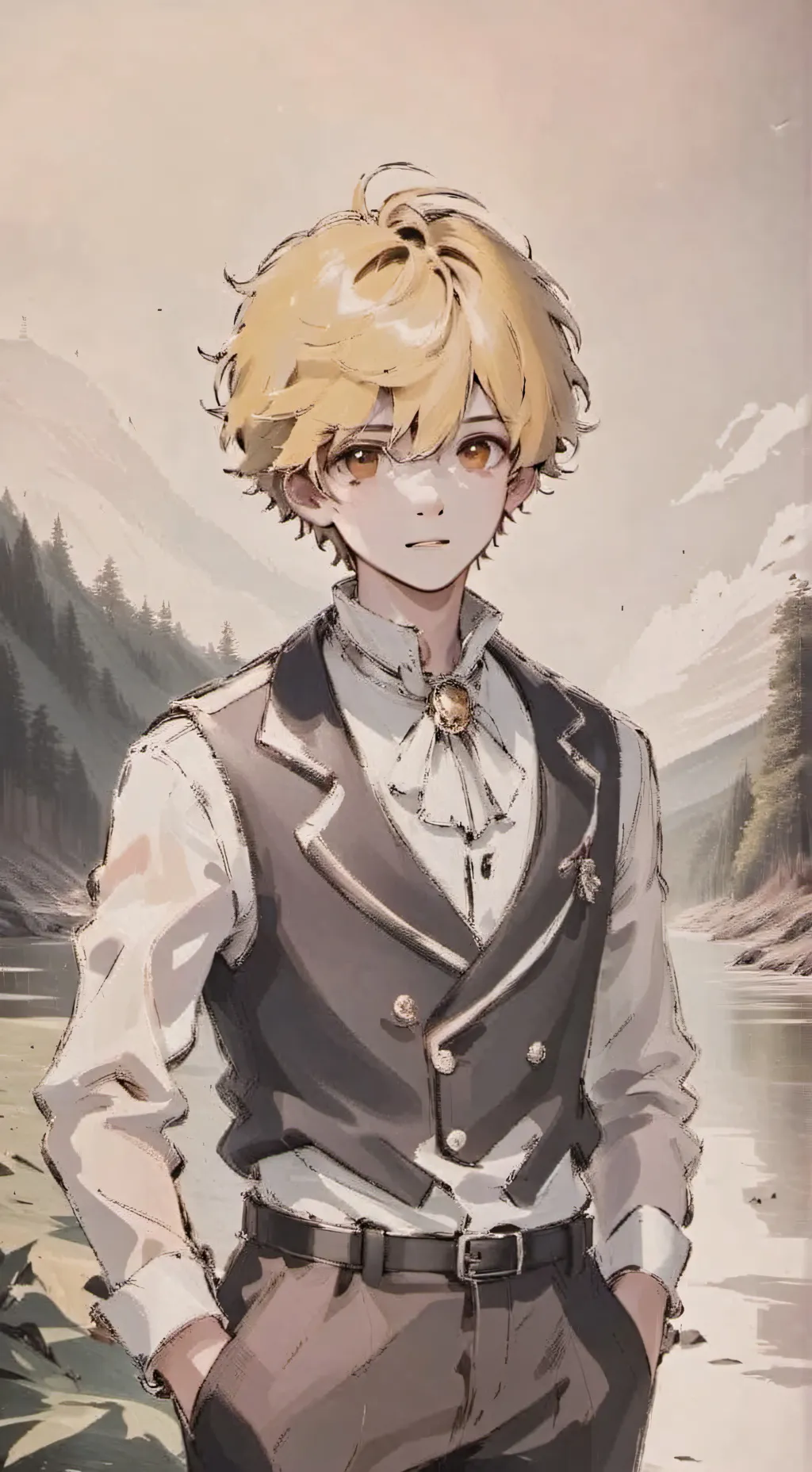 ai character: online class background