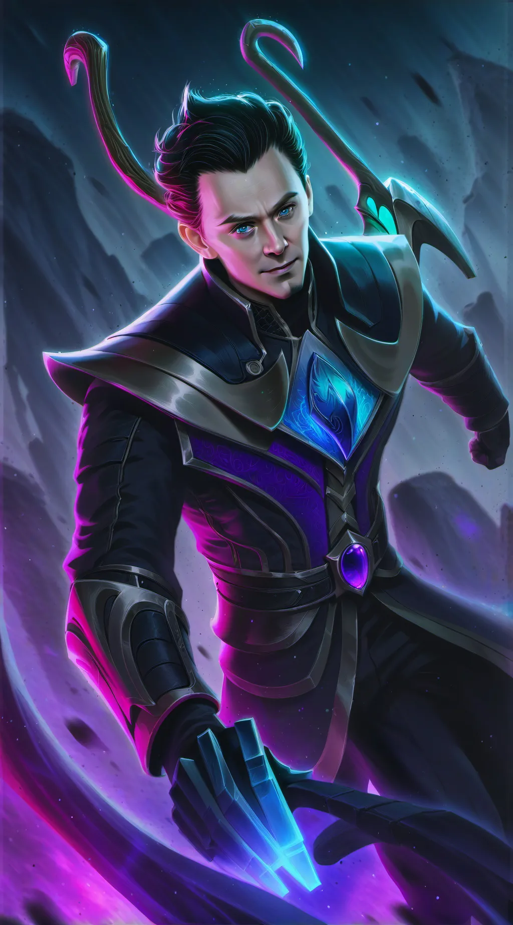 ai character: avengers background