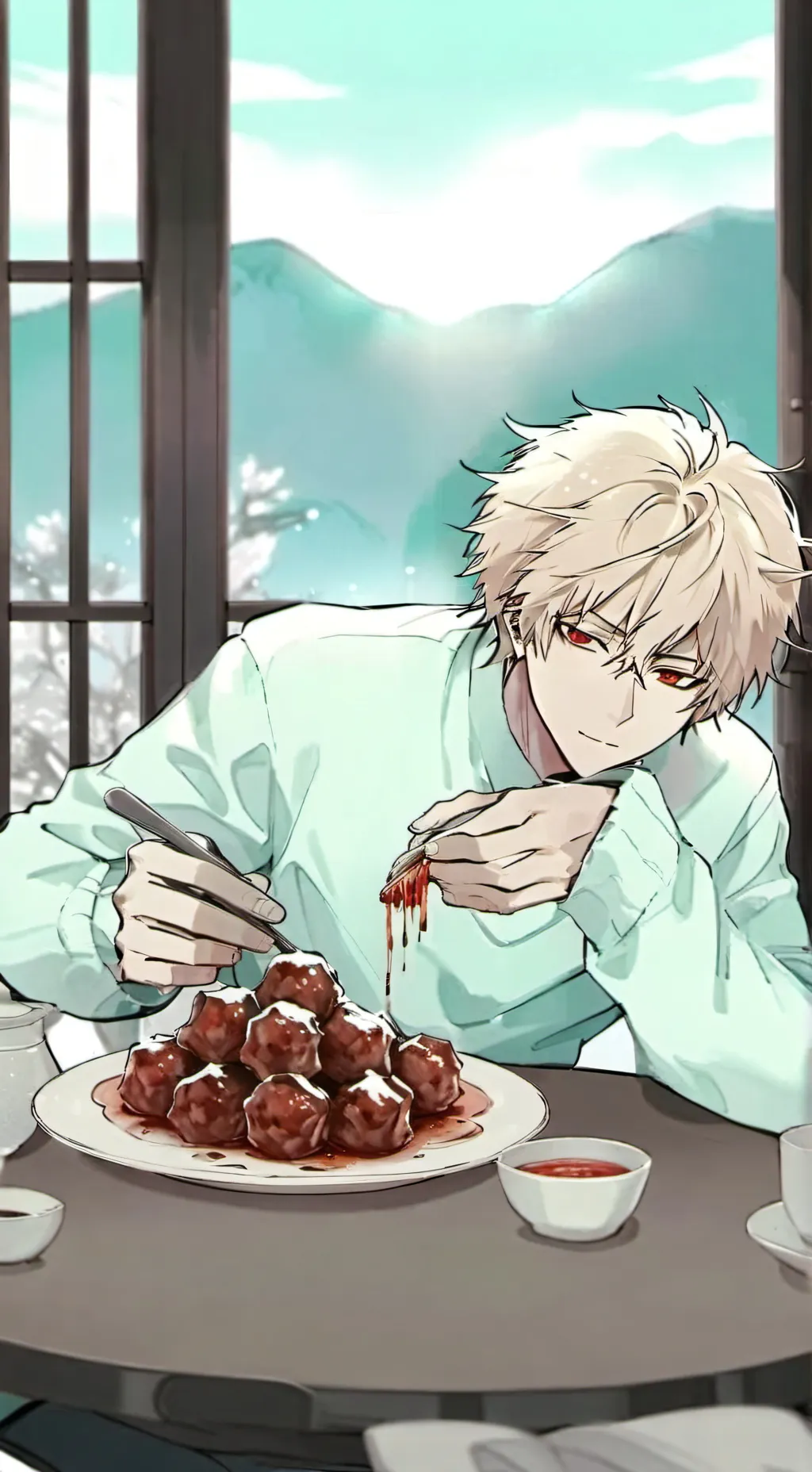 ai character: Cristian  background