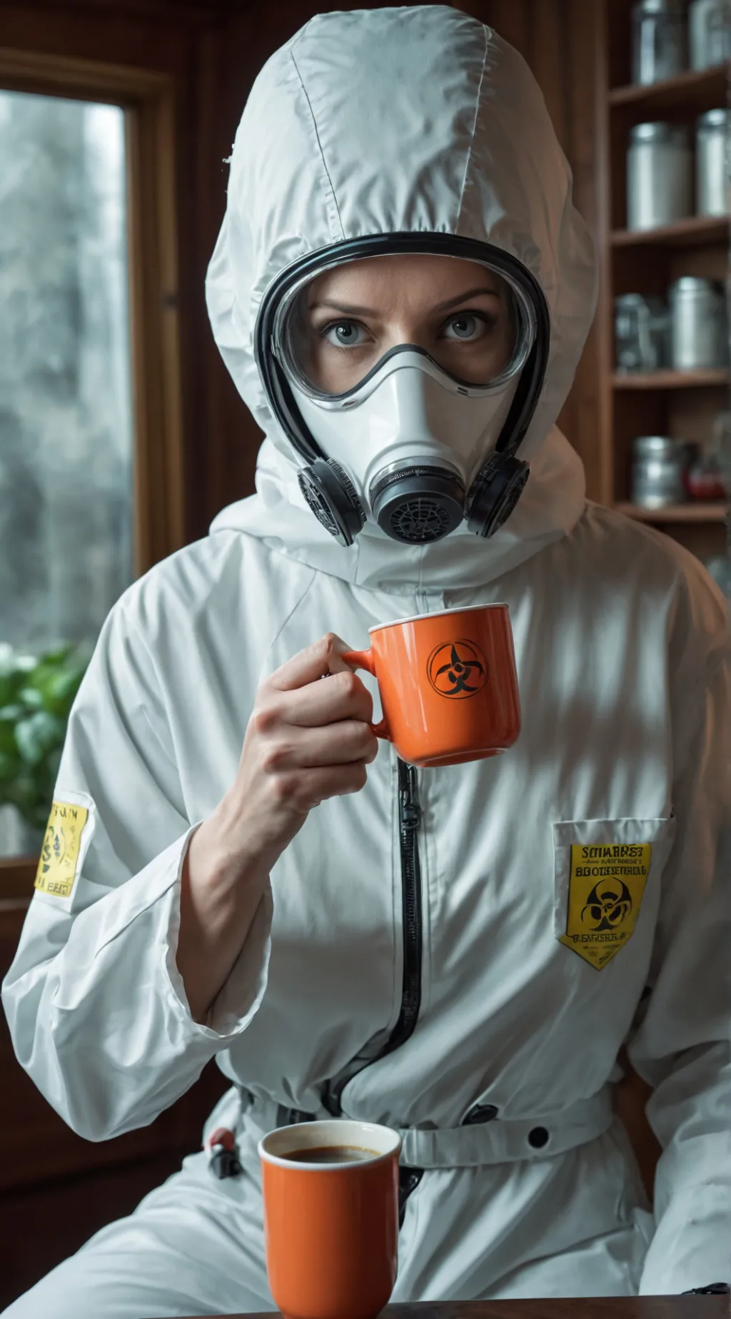 ai character: The Biohazardous Barista background