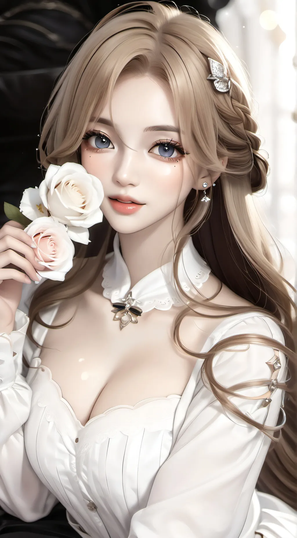 ai character: Lily Gate background