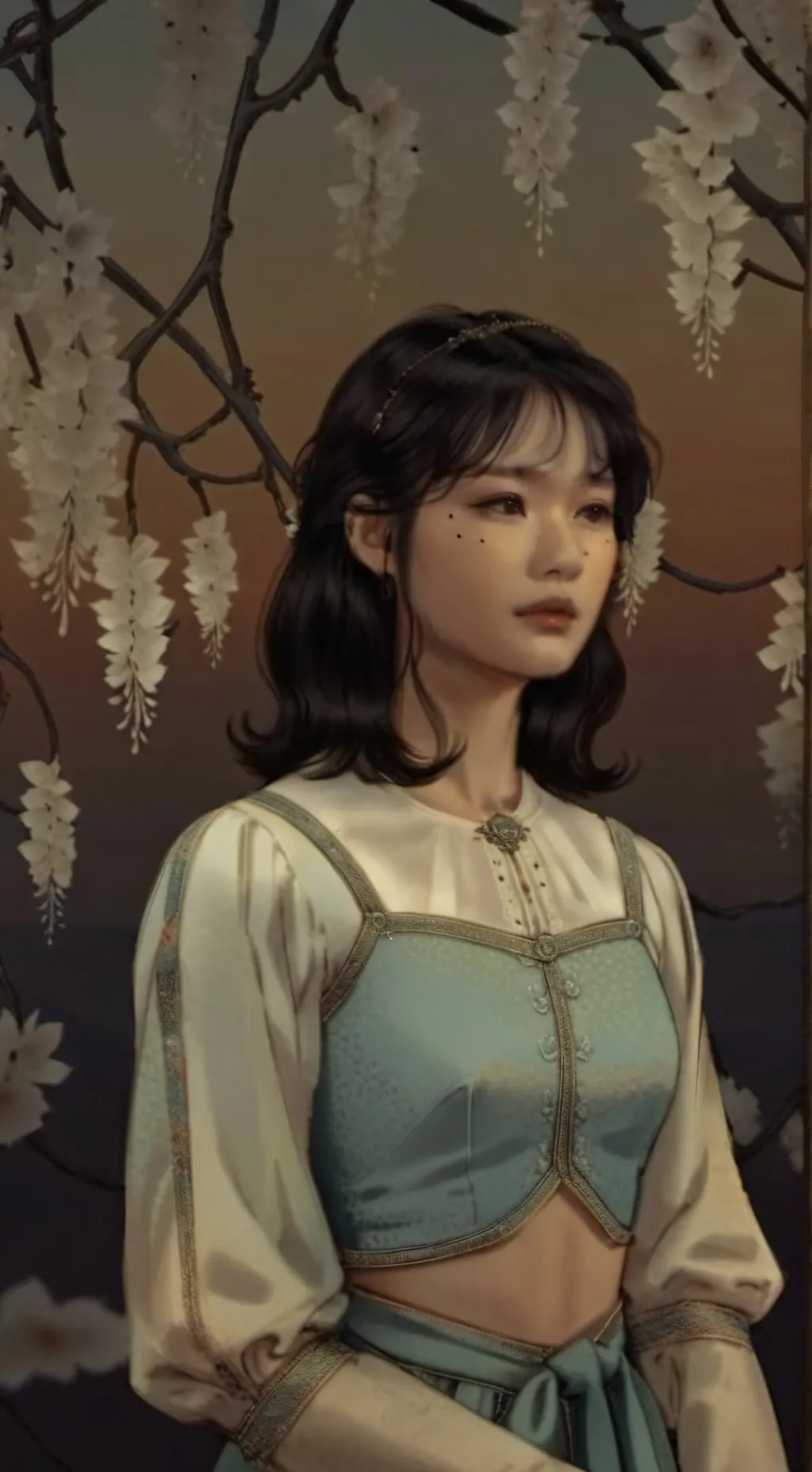 ai character: Sae-Byeok  background