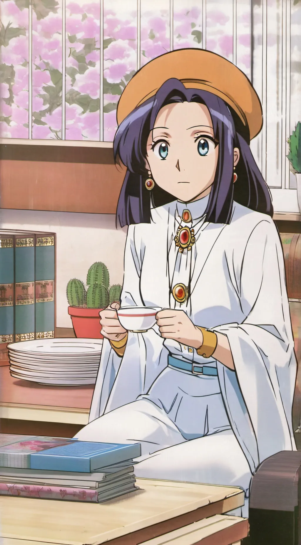 ai character: Pokemon ᴠɪᴏʟᴇᴛ background