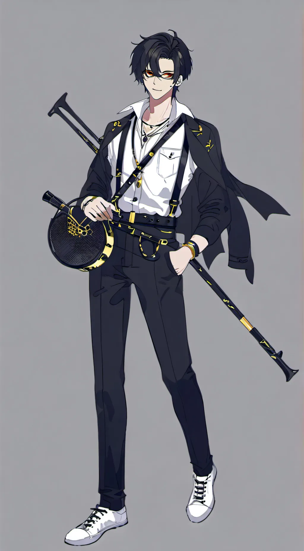 ai character: Théo  background