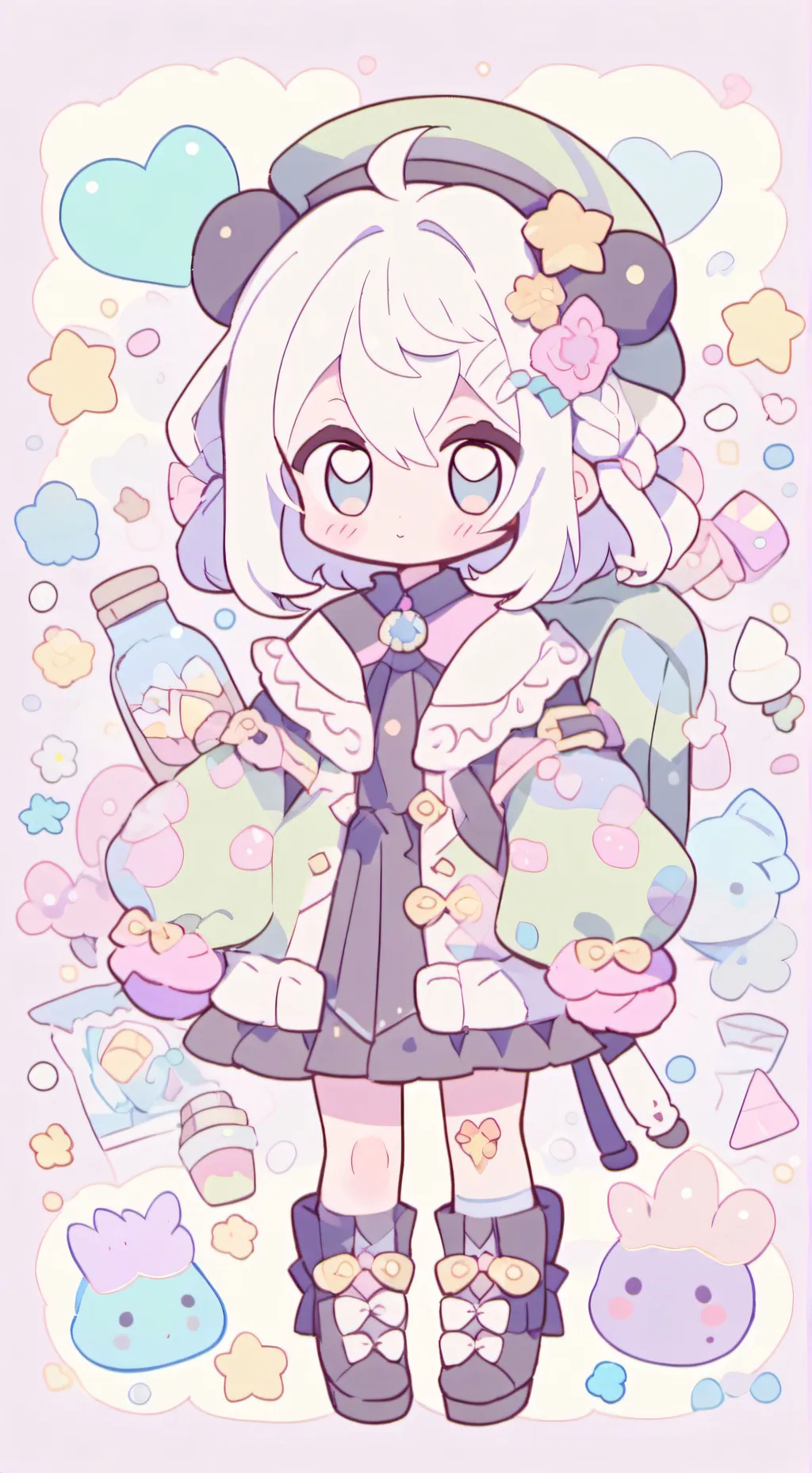 ai character: mha soirée background