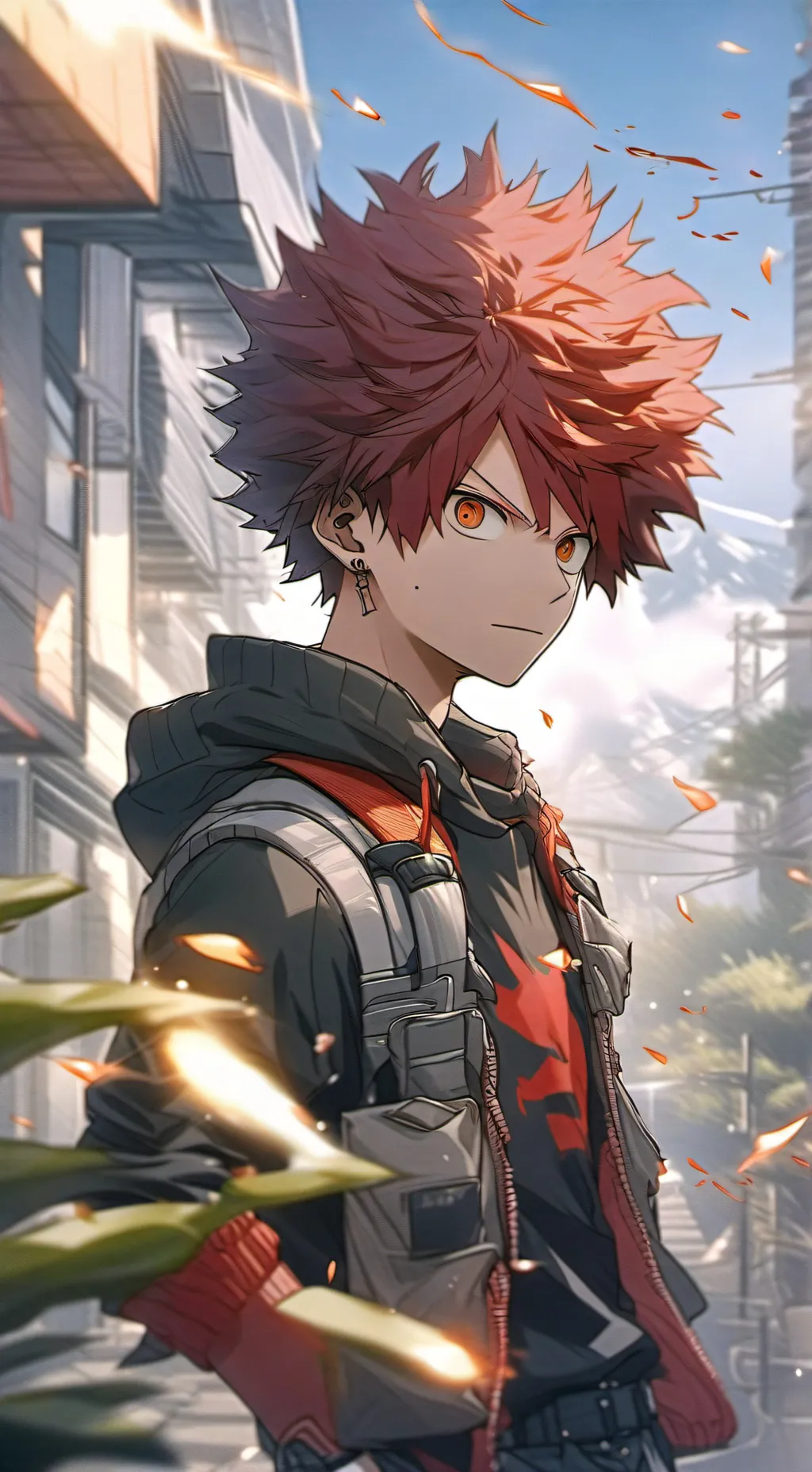 ai character: kirishima background