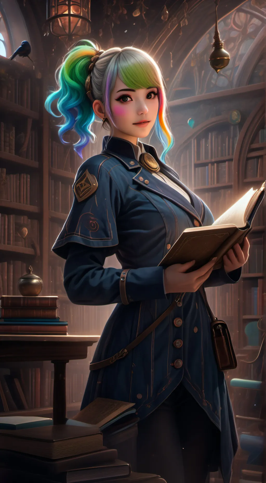 ai character: The Chaos Tome Collector background