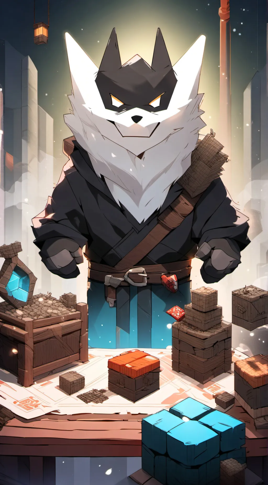 ai character: mojang🇪🇦 background