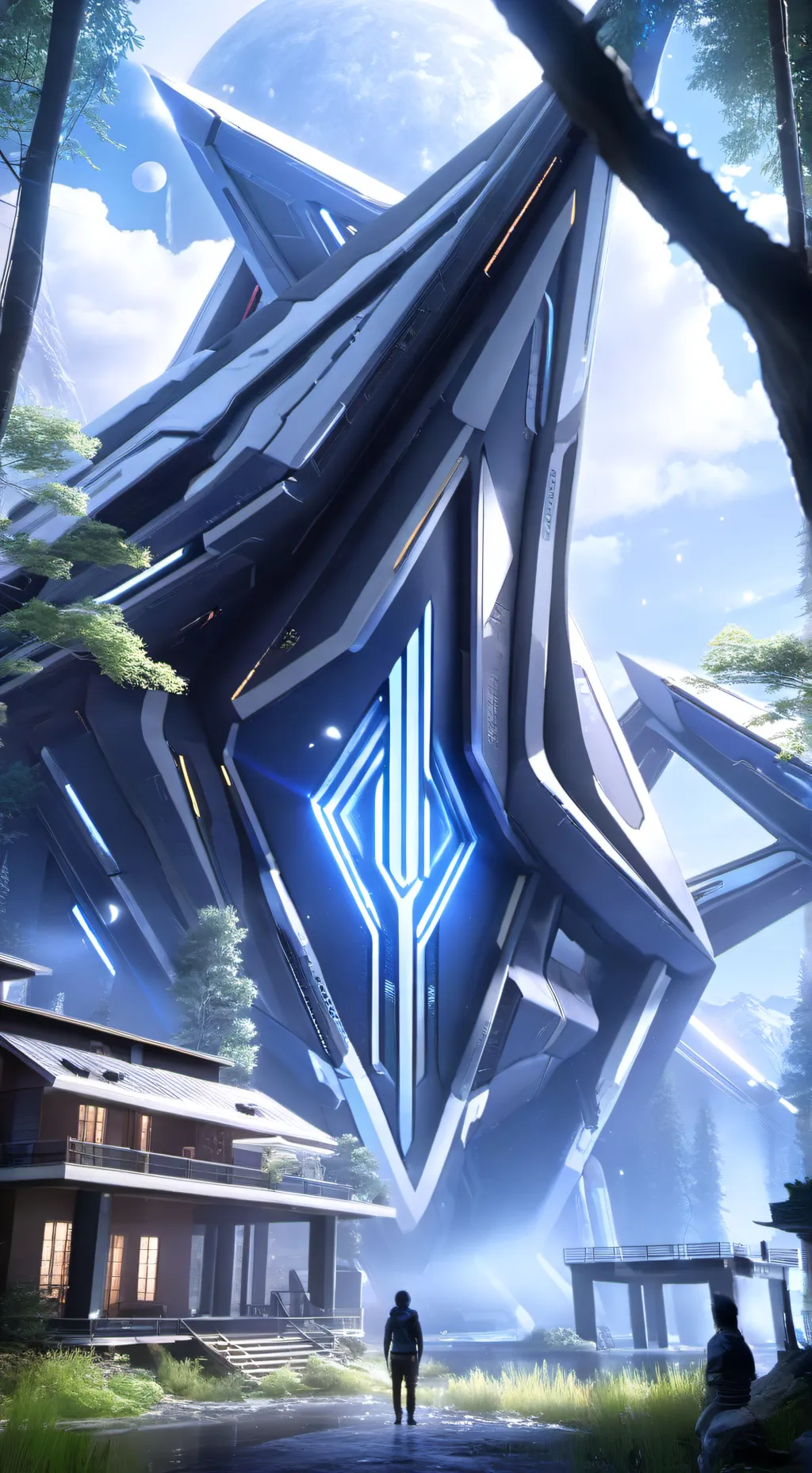 ai character: Erika  background