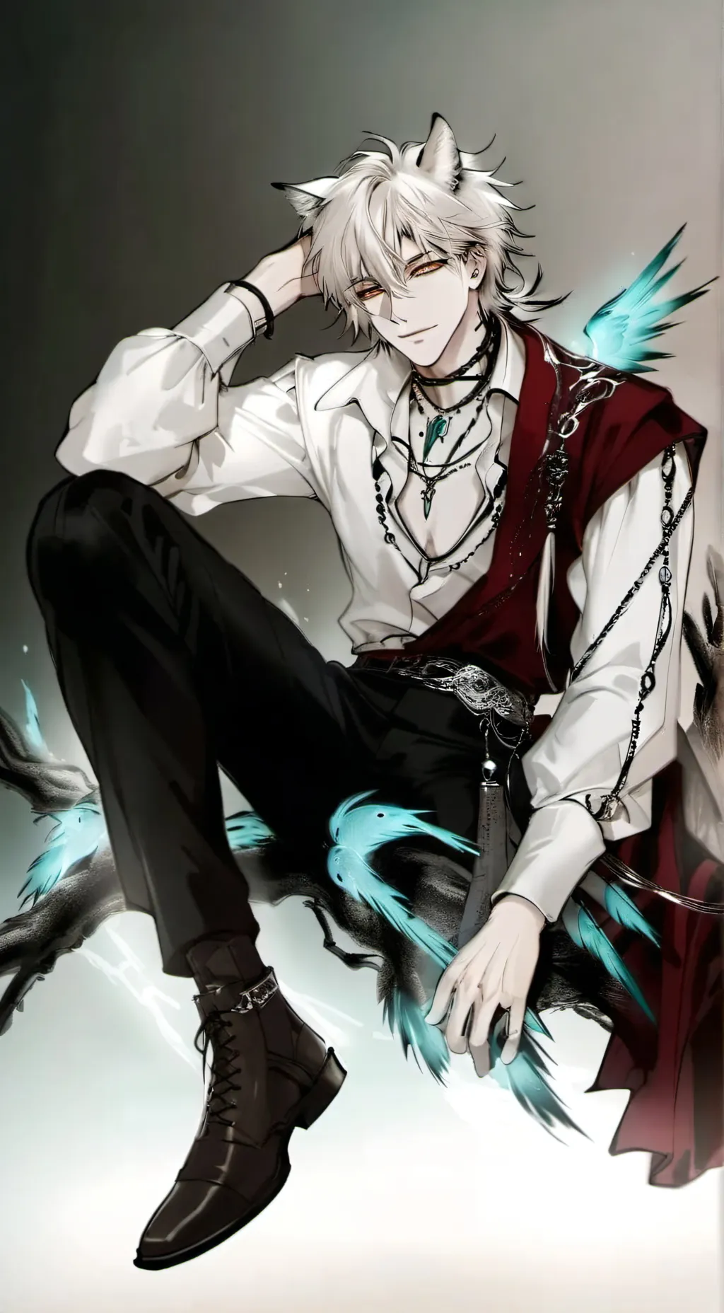 ai character: ꧁*ℜ𝔦𝔫𝔢𝔵*꧂ background