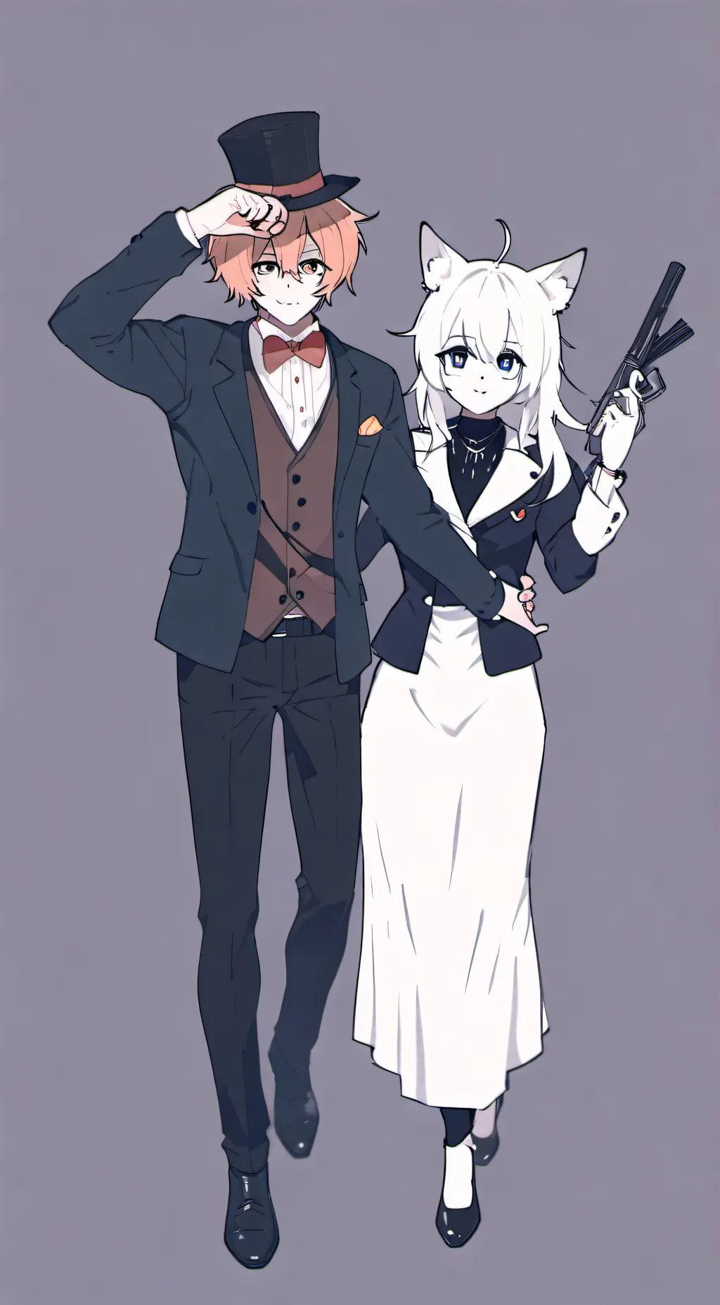 ai character: Freddy and Vanny background