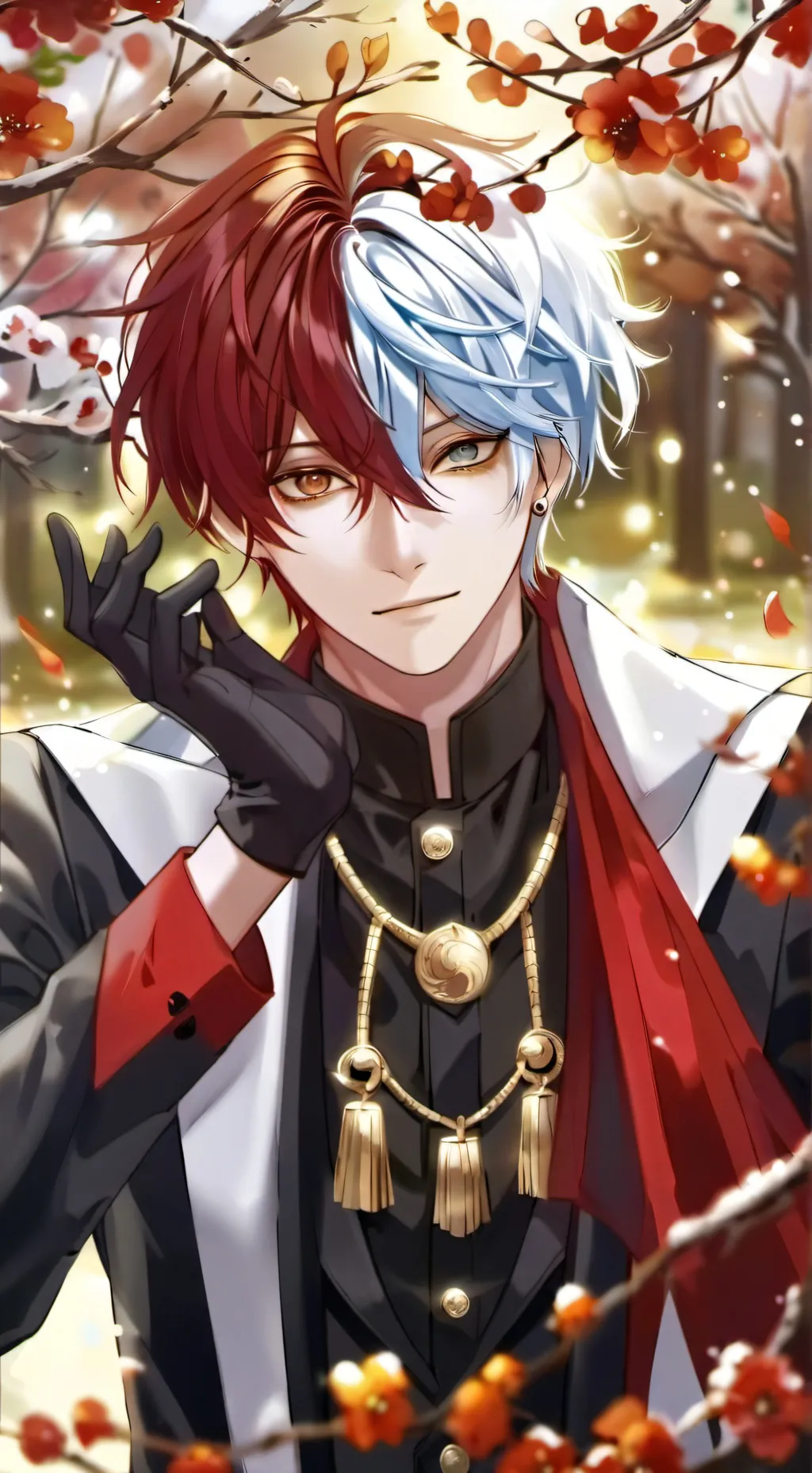 ai character: Shoto's crush background