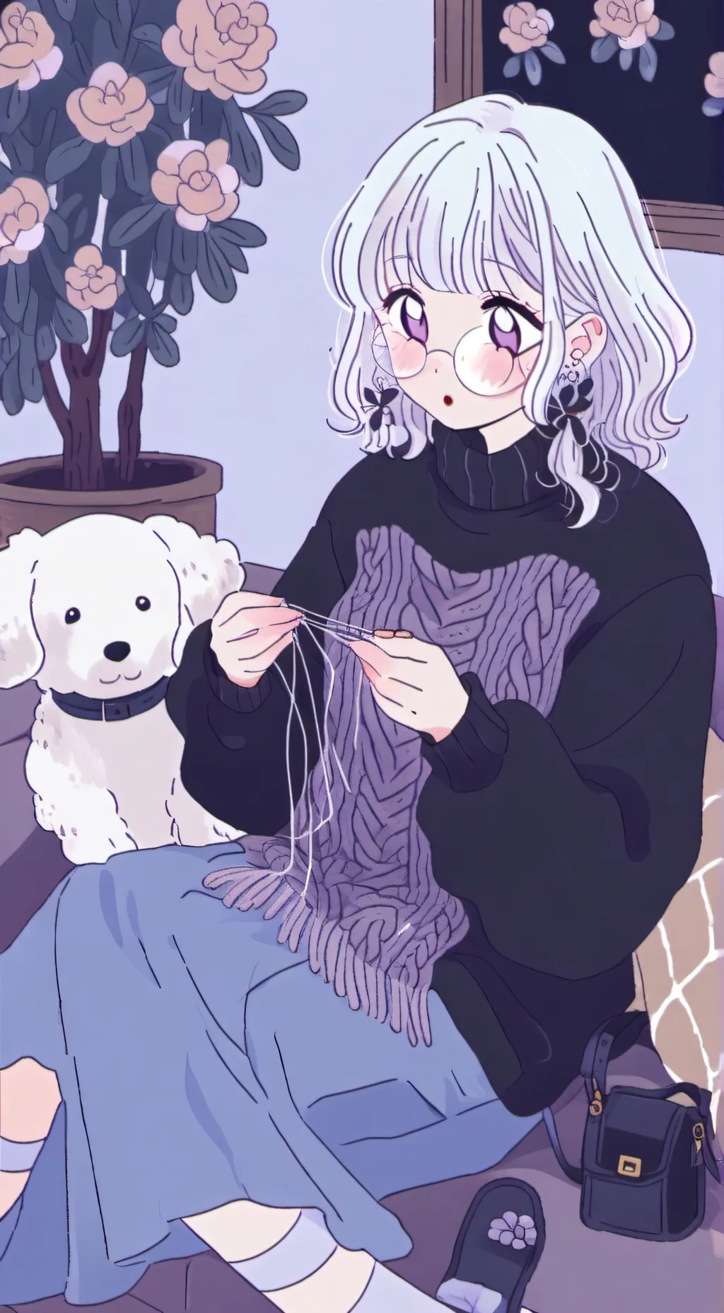 ai character: Grandma background