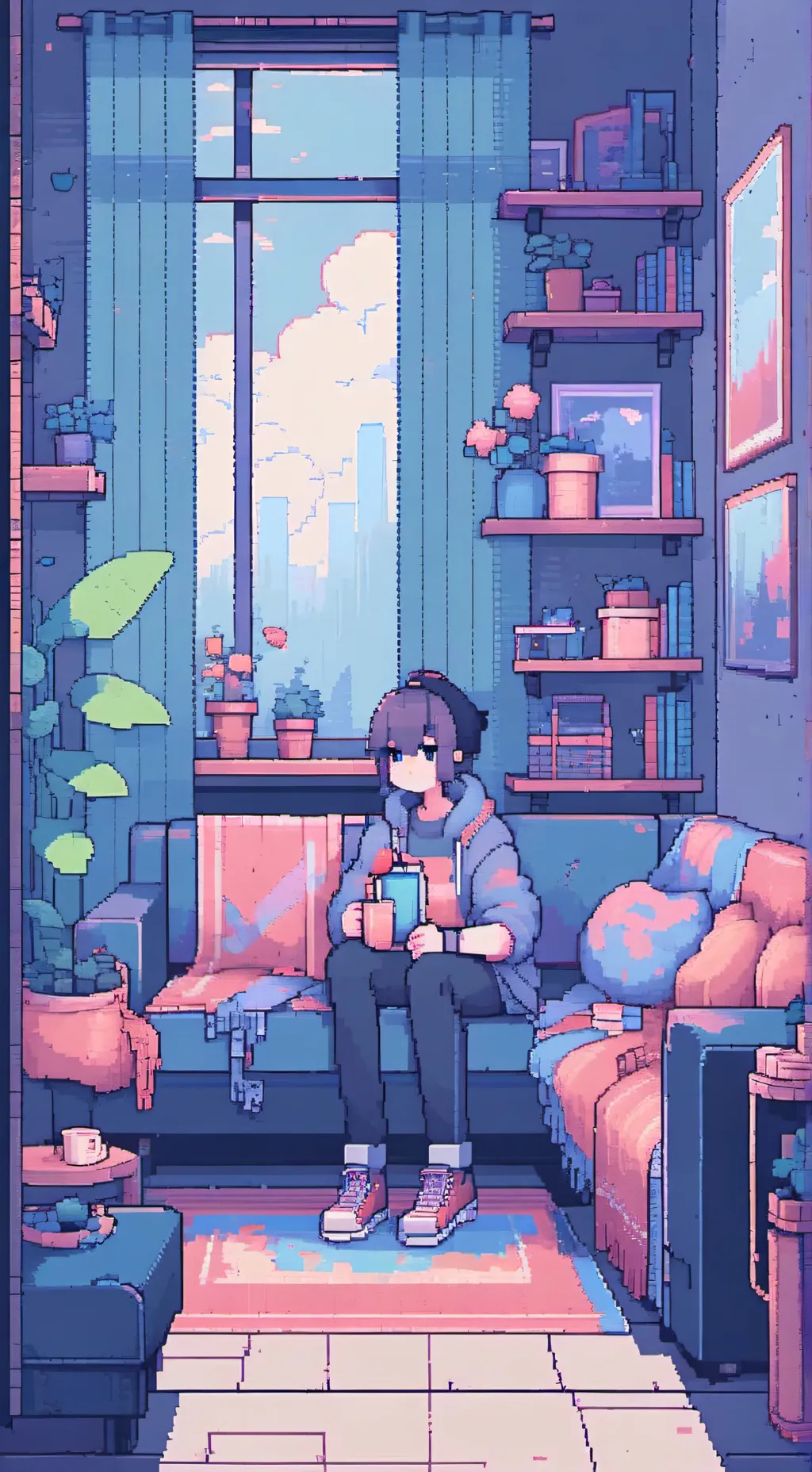 ai character: Toast - Puppycat background