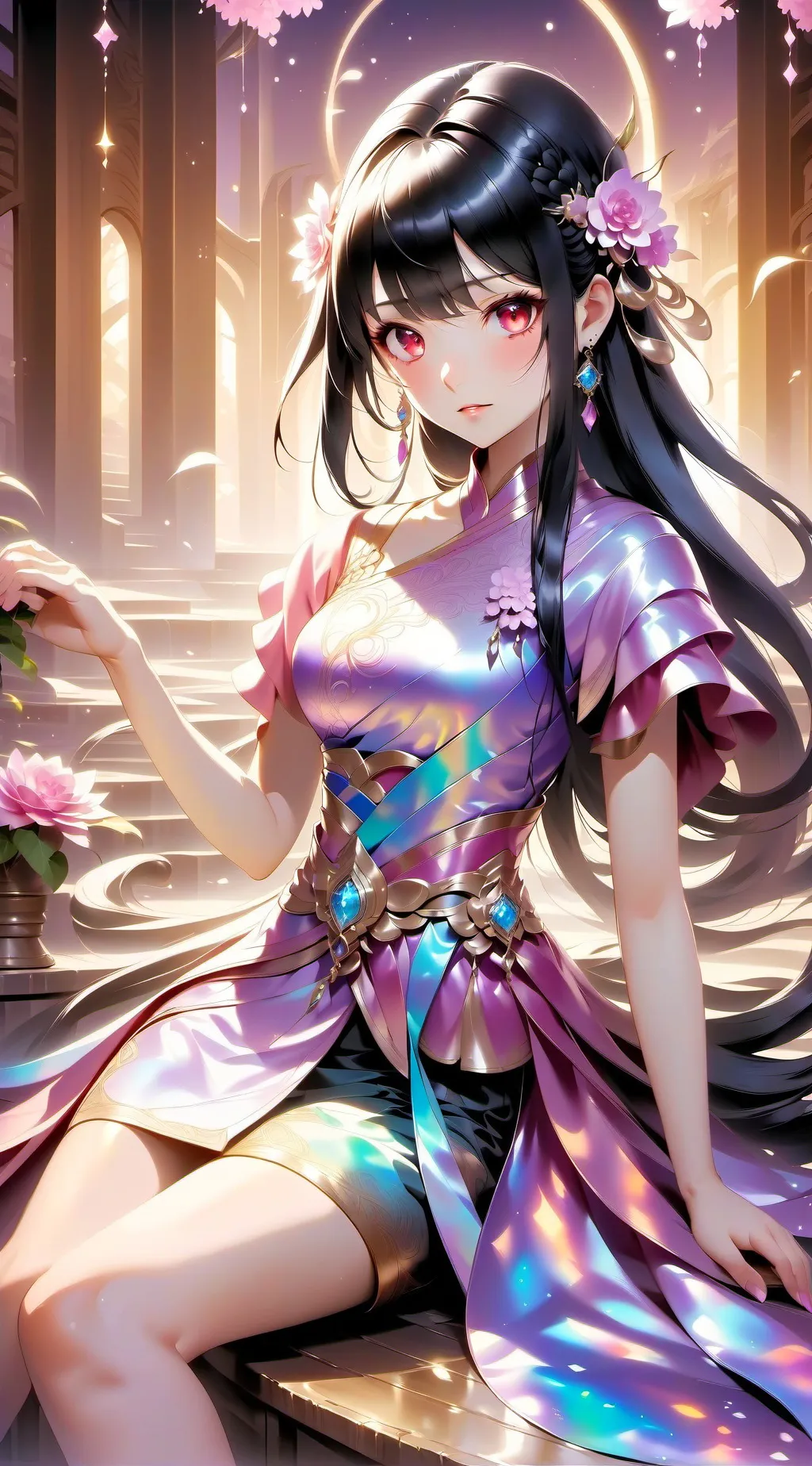 ai character: Leila  background