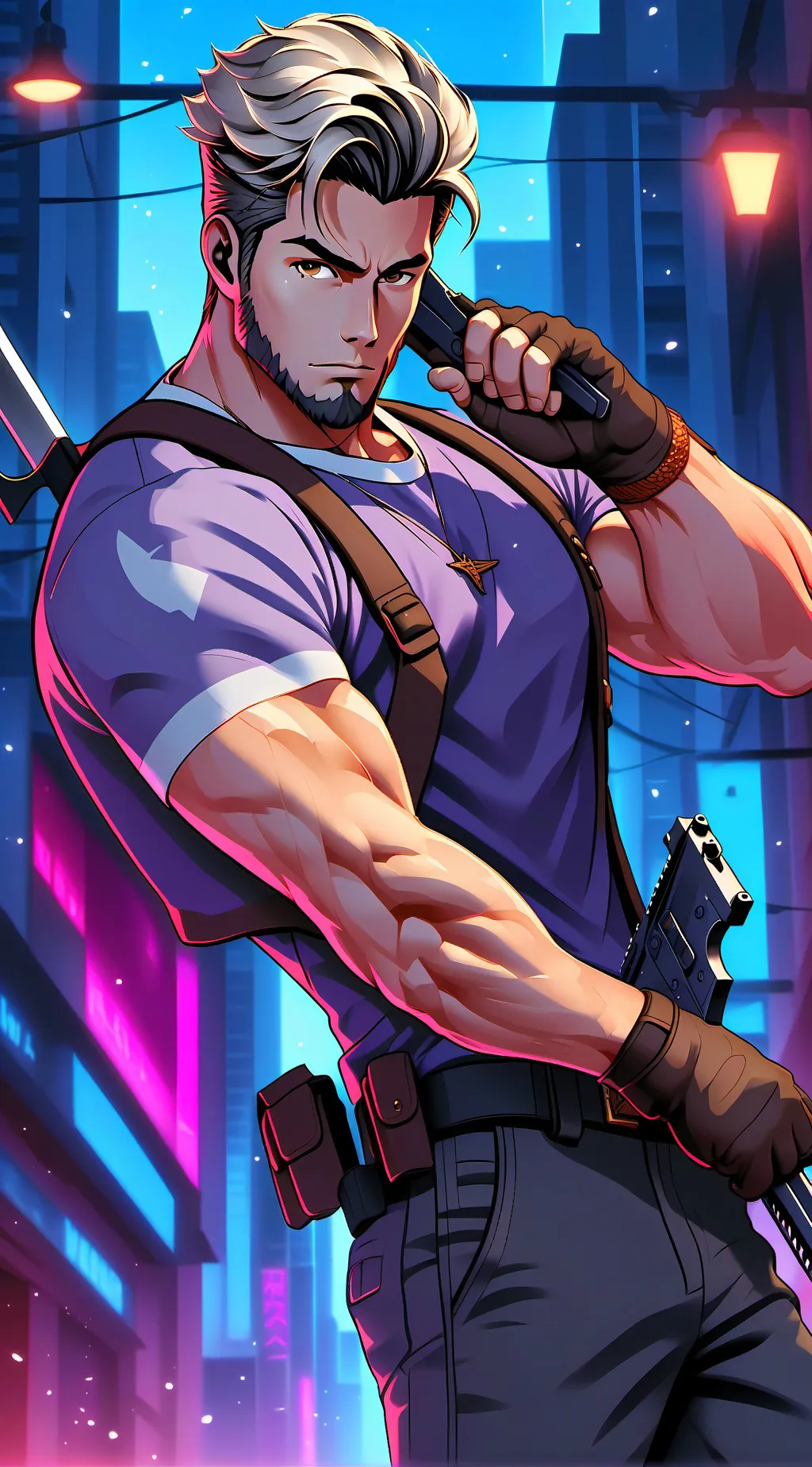 ai character: leo background