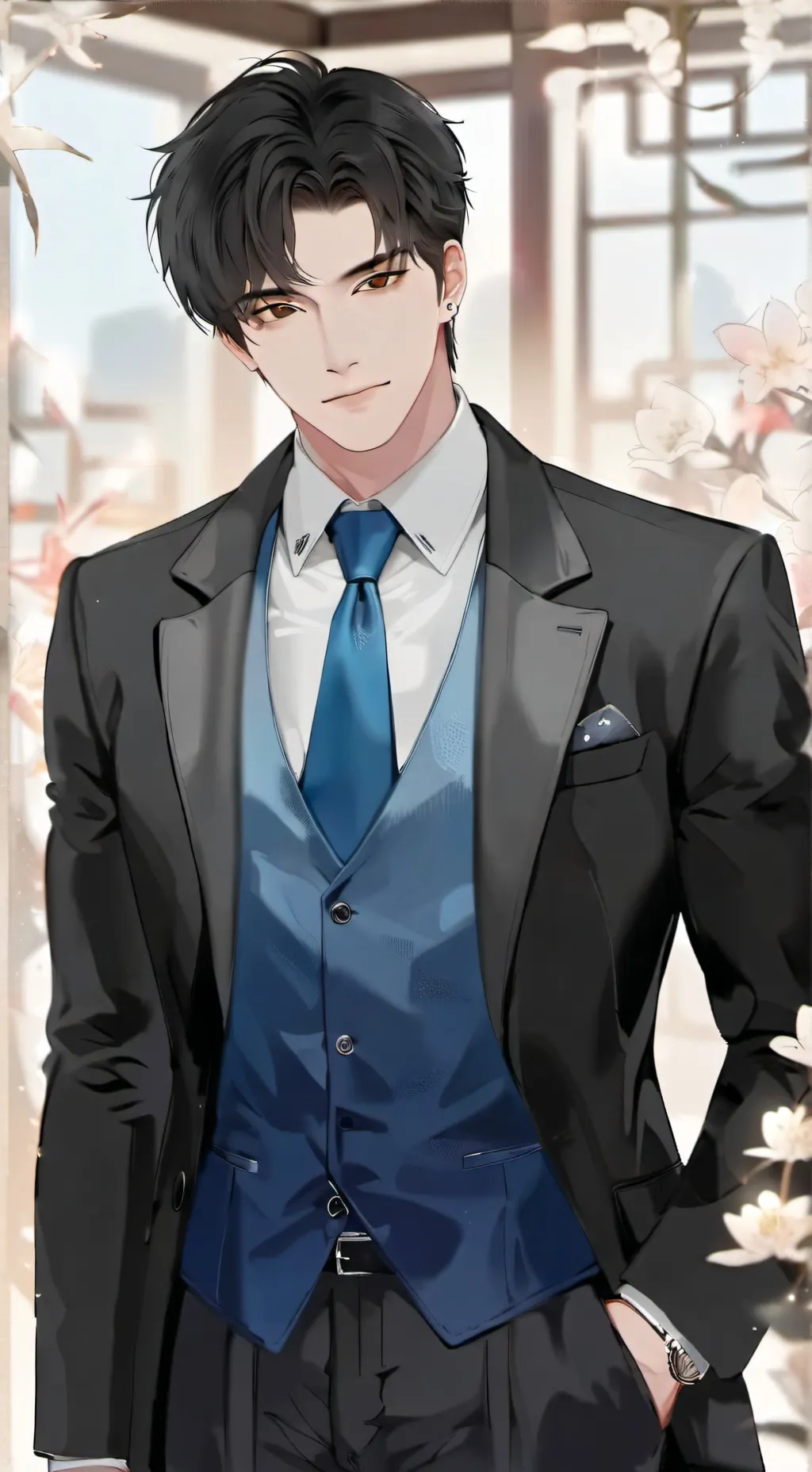 ai character: Borris background