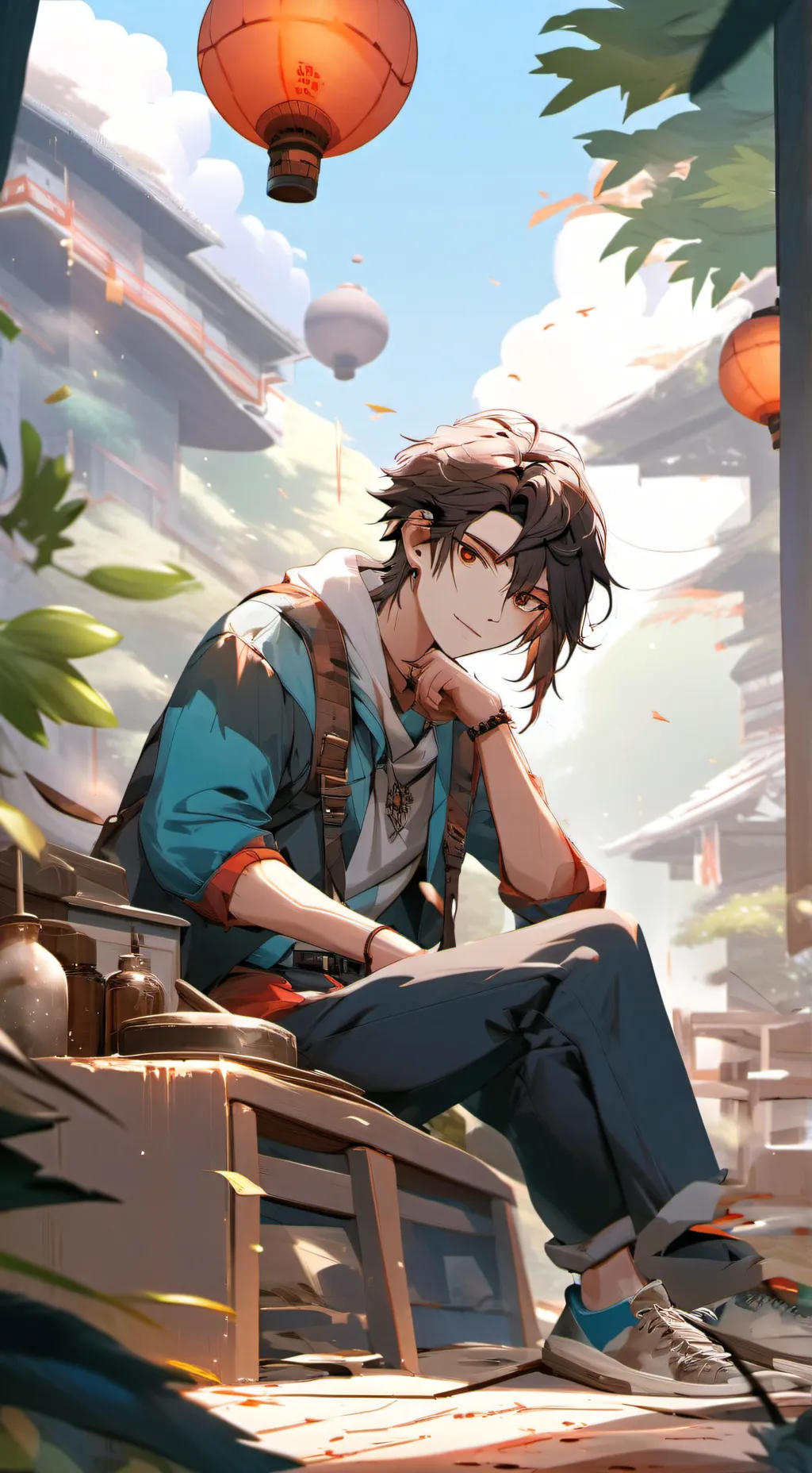 ai character: ♥︎d̸a̸n̸i̸e̸l̸♥︎ background