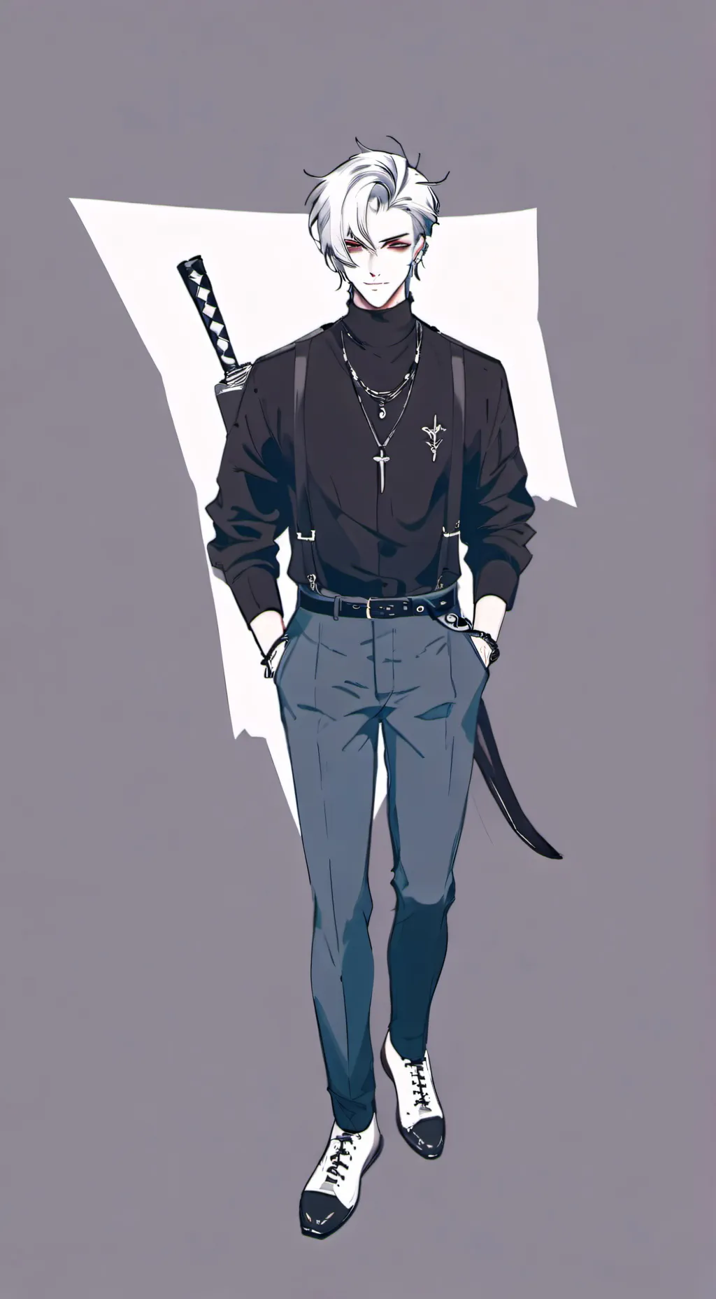 ai character: Hanako  background